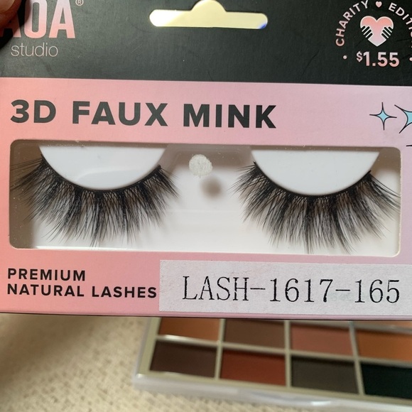 Aa Studio 3D Faux Mink Lashes and Eyeshadow Palette - Natural Shades Bundle - Picture 3 of 5